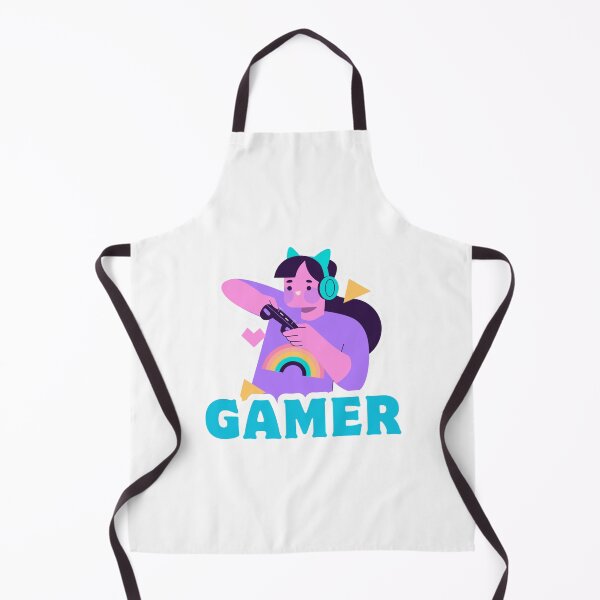 Item preview, Just a Girl Who Can’t Stop Gaming – Cute Cartoon Gamer Girl designed and sold by Rasheedaholik.