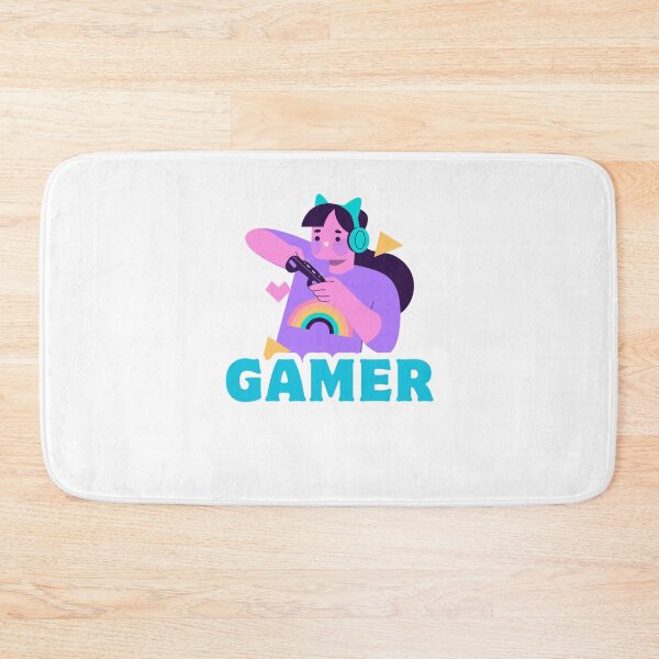 Item preview, Just a Girl Who Can’t Stop Gaming – Cute Cartoon Gamer Girl designed and sold by Rasheedaholik.