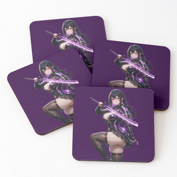 Item preview, Purple Plasma Katana Dark Waifu designed and sold by RadaQueen.