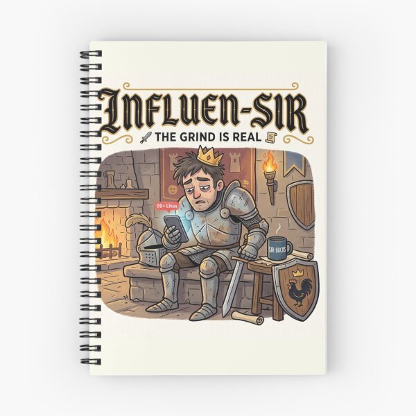 Item preview, Influen-Sir – Funny Social Media Meme Design designed and sold by GrindMoodShop.