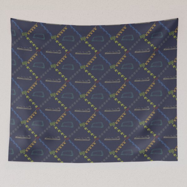 Item preview, Duluth Weave on Navy Blue designed and sold by Digitalmyth's Designs.