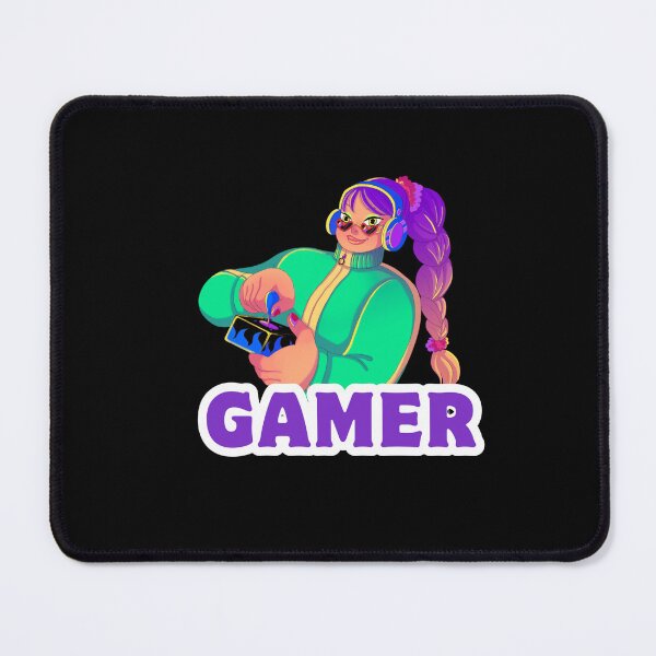 Item preview, Controller in Hand – Cute Girl Gamer Cartoon designed and sold by Rasheedaholik.
