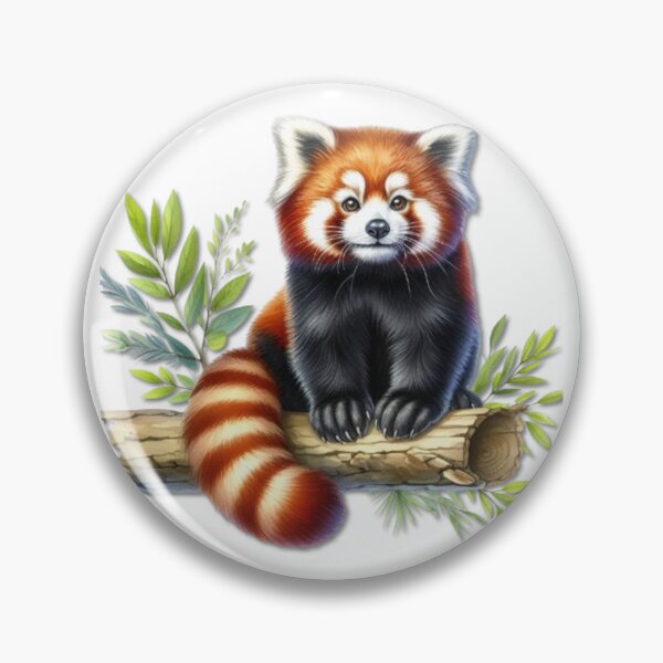 Artikelvorschau, Red Panda Forest Magic Art with Soft Autumn Vibes and Gentle Nature Energy entworfen und verkauft von FotoworldEdel.