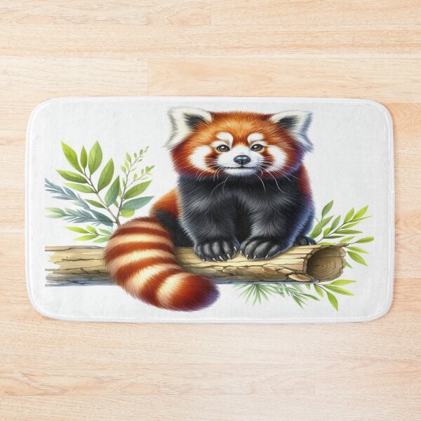 Item preview, Red Panda Forest Magic Art with Soft Autumn Vibes and Gentle Nature Energy designed and sold by FotoworldEdel.