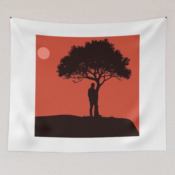 Item preview, Sunset Nature Silhouette Art designed and sold by WebRocker98.