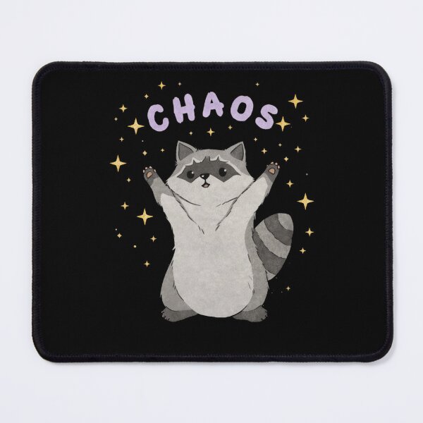 Item preview, Transparent background chaos racoon designed and sold by Art Fly.