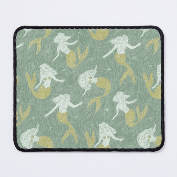 Item preview, Boho Mermaid Sage Green Gold Coastal Witch Aesthetic designed and sold by Ema Tudose.