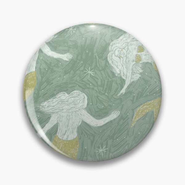 Item preview, Boho Mermaid Sage Green Gold Coastal Witch Aesthetic designed and sold by Ema Tudose.