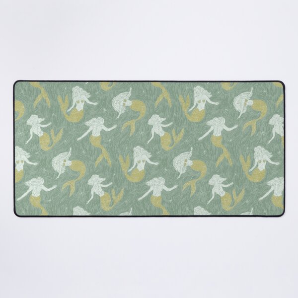 Item preview, Boho Mermaid Sage Green Gold Coastal Witch Aesthetic designed and sold by Ema Tudose.