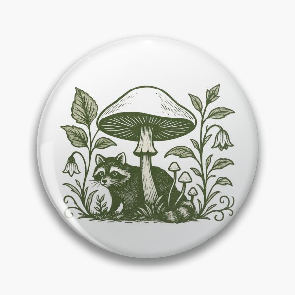 Item preview, Raccoon Mushrooms lovers designed and sold by ROYALSTOURE.