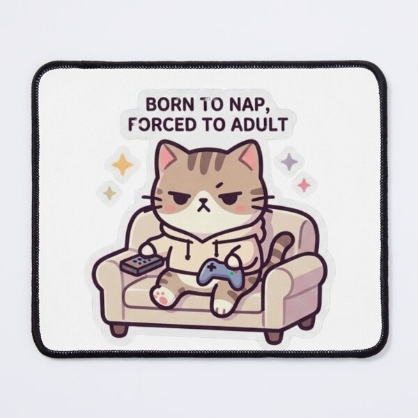 Item preview, Relatable cute meme sticker designed and sold by ErdinaStudio.
