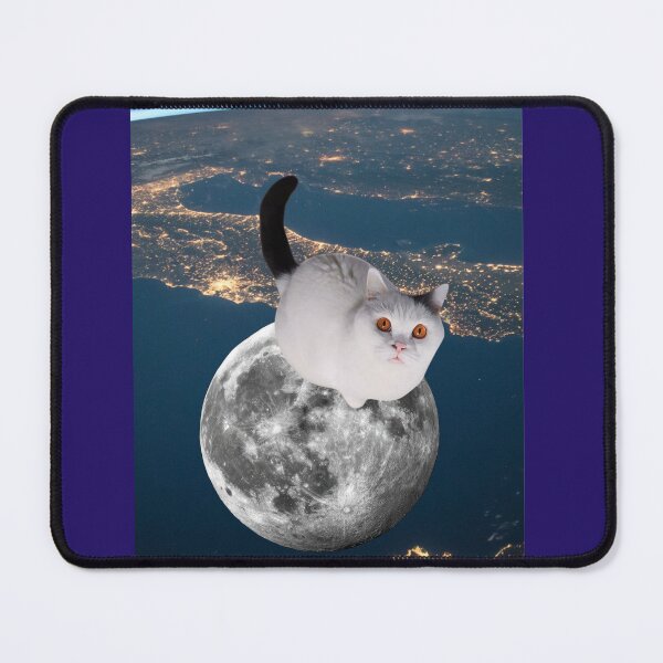 Item preview, Moon white cat ! designed and sold by No socks.