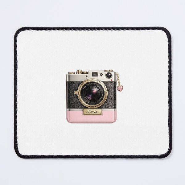 Item preview, Cute Pink Retro Camera – Paris Photography Aesthetic designed and sold by BloomletCo.