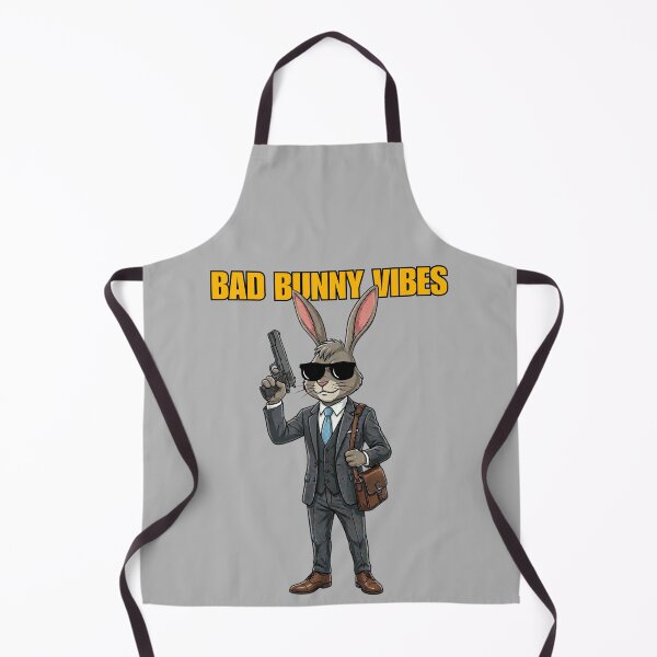 Item preview, Bad Bunny Vibes - Secret Agent Rabbit in Suit designed and sold by M.Store.