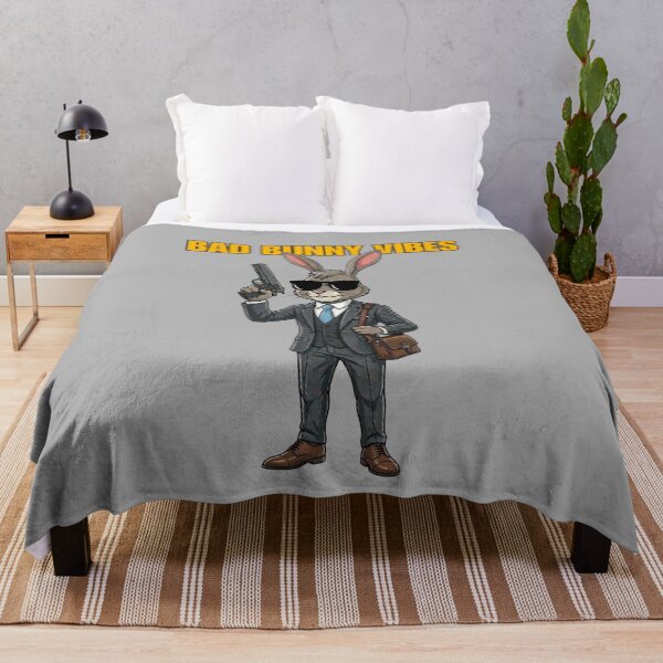 Item preview, Bad Bunny Vibes - Secret Agent Rabbit in Suit designed and sold by M.Store.