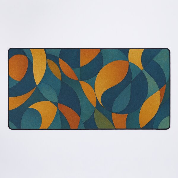 Item preview, Geometric Abstract of Autumn Landscape and River Flow designed and sold by Studio Ahn&Seo.