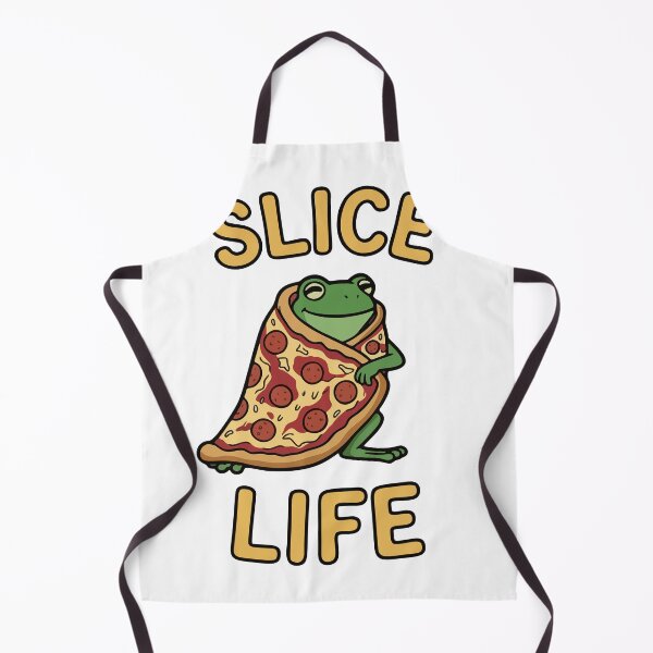 Item preview, Frog Wearing Pizza Blanket Illustration designed and sold by Floomart.