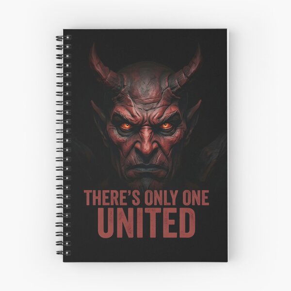 Item preview, "There's Only One United - Red Devil Chiaroscuro" designed and sold by RoccaRosso1878.