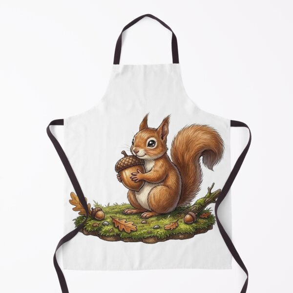 Item preview, Autumn's Little Treasure: Squirrel and its Precious Acorn designed and sold by CHRIST5000.