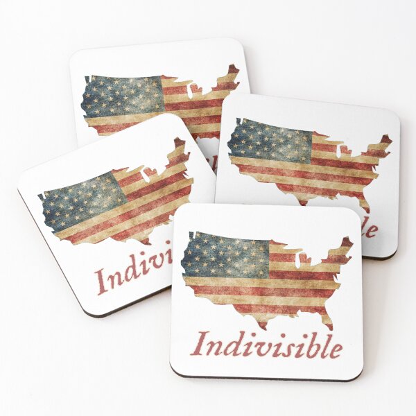 Item preview, Indivisible USA Flag - Patriotic Vintage Deisgn  NEW designed and sold by Danver Thread and Sticker Company.