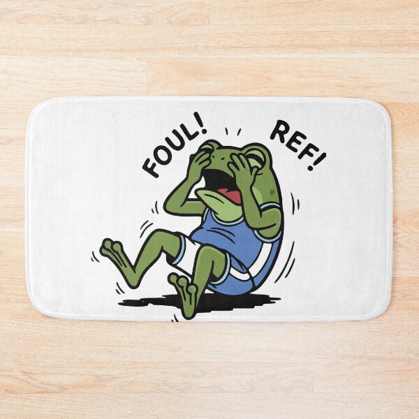 Item preview, Funny Basketball Frog Flopping Cartoon designed and sold by Floomart.
