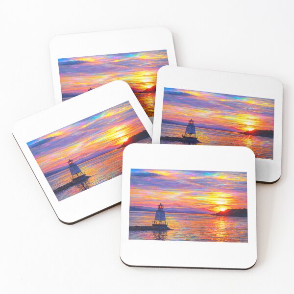 Item preview, Burlington Vermont Lake Champlain Lighthouse designed and sold by Vermont Gifts and Art.
