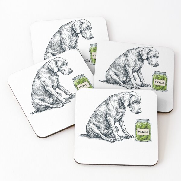 Item preview, Vinatge Weimaraner Pickles Meme Dog Lover designed and sold by DoodleTortle.