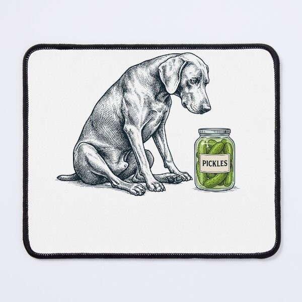 Item preview, Vinatge Weimaraner Pickles Meme Dog Lover designed and sold by DoodleTortle.