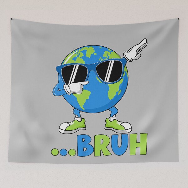 Item preview, Bruh Vintage Dabbing Planet Earth Day Men Boy Kid designed and sold by mjohnson9.