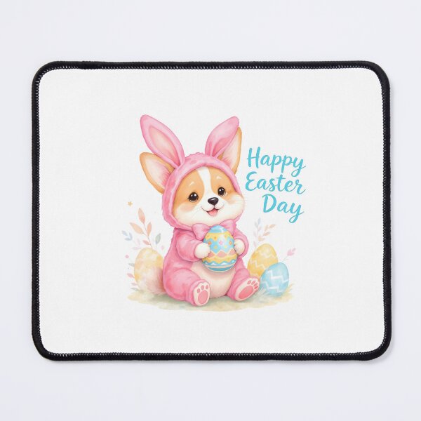 Item preview, Corgi Happy Easter Day designed and sold by Kedspicedesign.