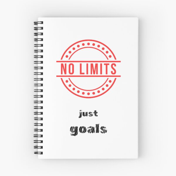 Item preview, No Limits Just Goals Motivational Quote designed and sold by Snedsdigital.
