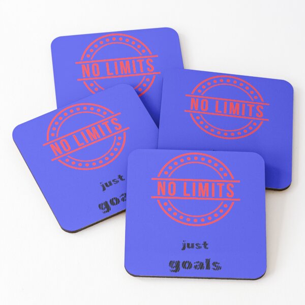 Item preview, No Limits Just Goals Motivational Quote designed and sold by Snedsdigital.