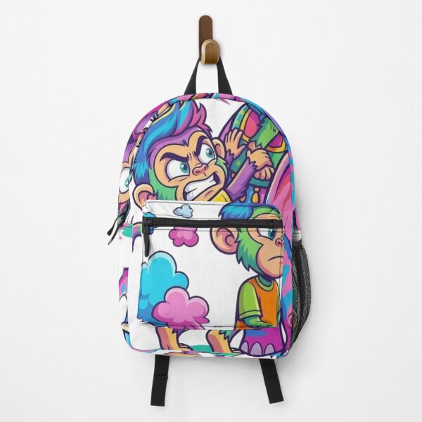 Item preview, Three monkeys riding on the back of an elephant. designed and sold by PP&RAINBOW SHOP.