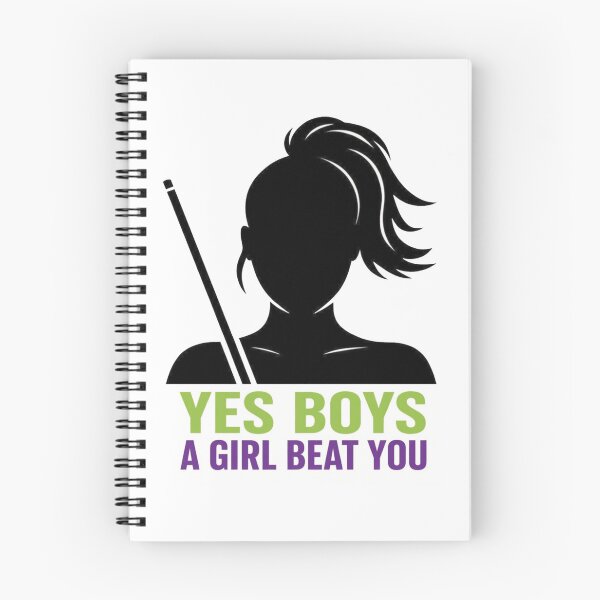 Item preview, women pool player, yes boys designed and sold by Crazyhuskychick.