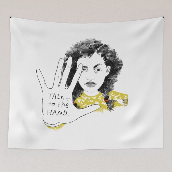 Item preview, Talk to the Hand designed and sold by OddAna.Net.