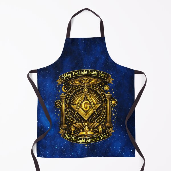 Item preview, May The Light Inside You – Masonic Square & Compass Sacred Emblem designed and sold by MysticOzzy.