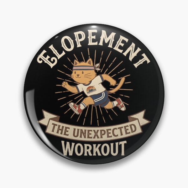 Item preview, Elopement The Unexpected Workout Funny Autism Cat designed and sold by VGAfanatic.