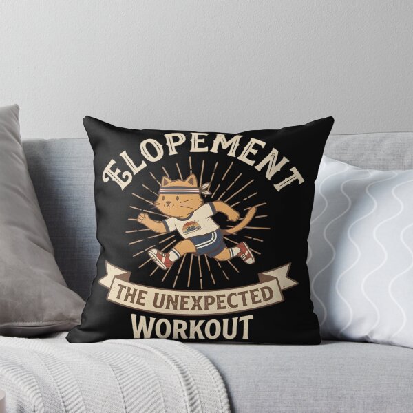 Item preview, Elopement The Unexpected Workout Funny Autism Cat designed and sold by VGAfanatic.