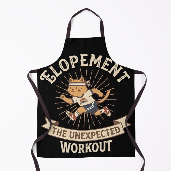 Item preview, Elopement The Unexpected Workout Funny Autism Cat designed and sold by VGAfanatic.