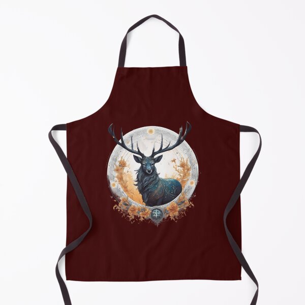 Item preview, Mystical Zodiac Deer – Celestial Stag Fantasy Nature Design designed and sold by MystiqSlav.