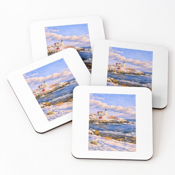 Item preview, Cape Neddick Nubble Lighthouse  designed and sold by Vermont Gifts and Art.