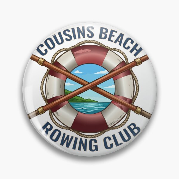 Item preview, Cousins Beach Rowing Club Nautical Summer Vacation 2026 Art designed and sold by PixelWaveBD.