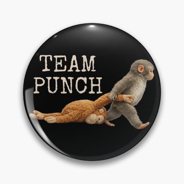 Item preview, Team Punch, Viral Sad Monkey, Punch The Monkey, Hold On Meme designed and sold by DangeRilanman.