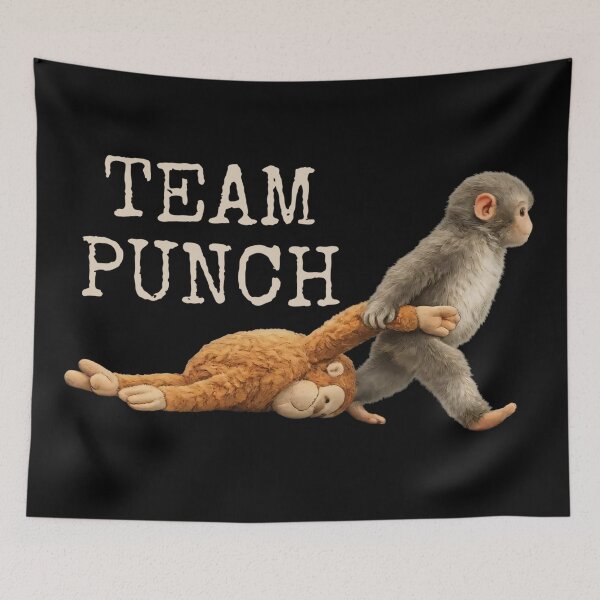 Item preview, Team Punch, Viral Sad Monkey, Punch The Monkey, Hold On Meme designed and sold by DangeRilanman.