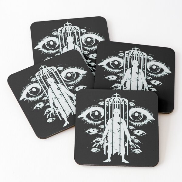 Item preview, Watched in a Cage / Dark Surveillance Horror Art designed and sold by MorbidDreams.