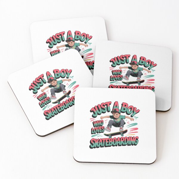 Item preview, Just a Boy Who Loves Skateboarding designed and sold by DigitalDream11.