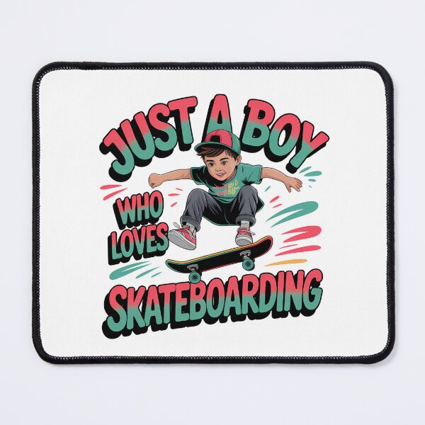 Item preview, Just a Boy Who Loves Skateboarding designed and sold by DigitalDream11.