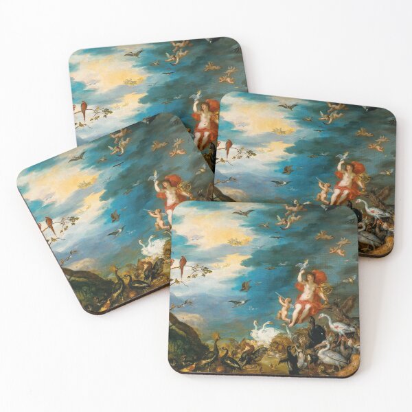Item preview, Jan Brueghel Air Allegory Flemish Renaissance Bird Art designed and sold by TheSoulOfArt.