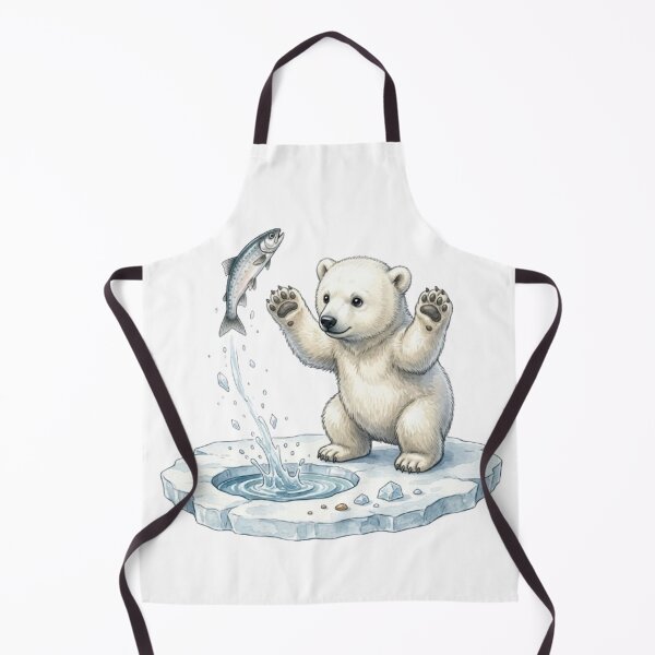 Item preview, An adorable fluffy baby polar bear designed and sold by CHRIST5000.