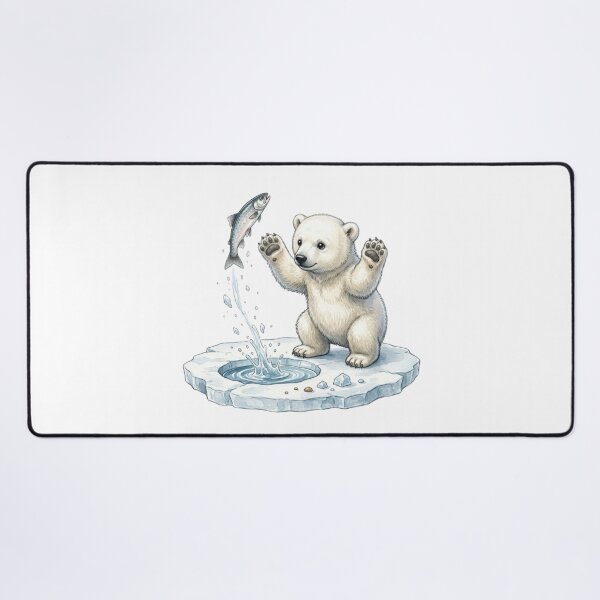 Item preview, An adorable fluffy baby polar bear designed and sold by CHRIST5000.
